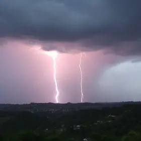 Itaquaquecetuba trovões raios