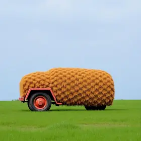 flagrante de comitiva e carroças na contramão