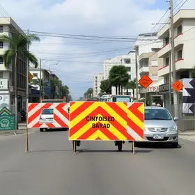 obra altera trânsito na rua são roque na vila japão em itaquaquecetuba