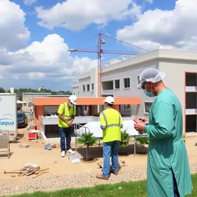 obras em unidades de saúde