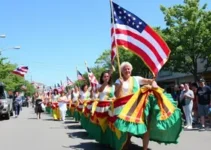 desfile cívico em Itaquá